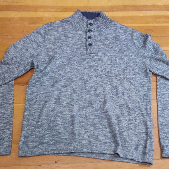 Grayers Gray Mens Large L Long Sleeve Sweater - Picture 4 of 10